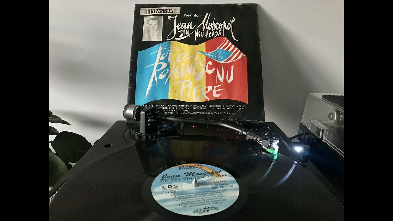 Jean Moscopol &ndash; Tot Ce-i Rom&acirc;nesc Nu Piere: 🇹🇩 Din Nou Acasă (FULL ALBUM, 1993,  Chanson) Vinyl  🇹🇩