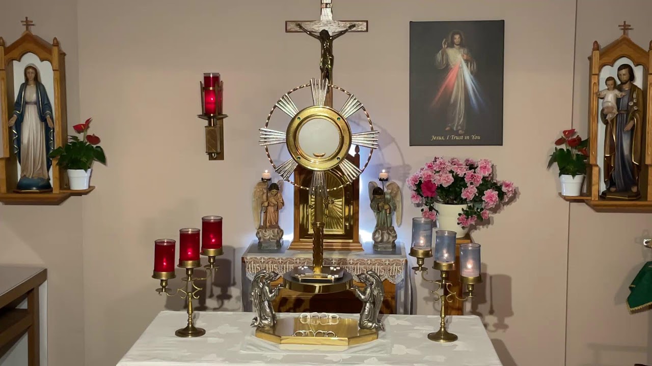 LIVE Eucharistic Adoration - Sisters of Divine Mercy