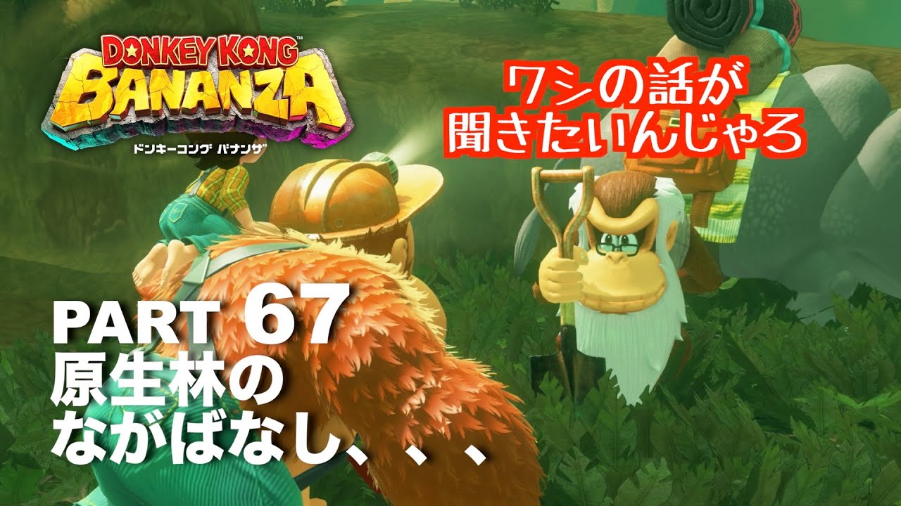 原生林でクランキーに出会ったよ！【ドンキーコングバナンザ】part 67
