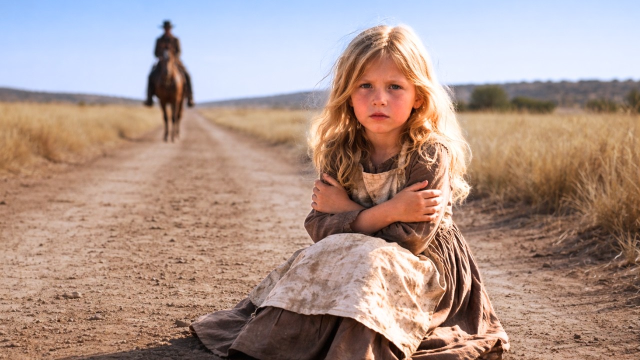 Texas Road, A Sobbing Little Girl, No One Around — Until That Cowboy Showed Up
