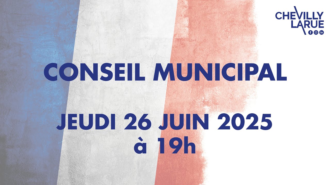 Séance du Conseil municipal -  Jeudi 26 juin 2025