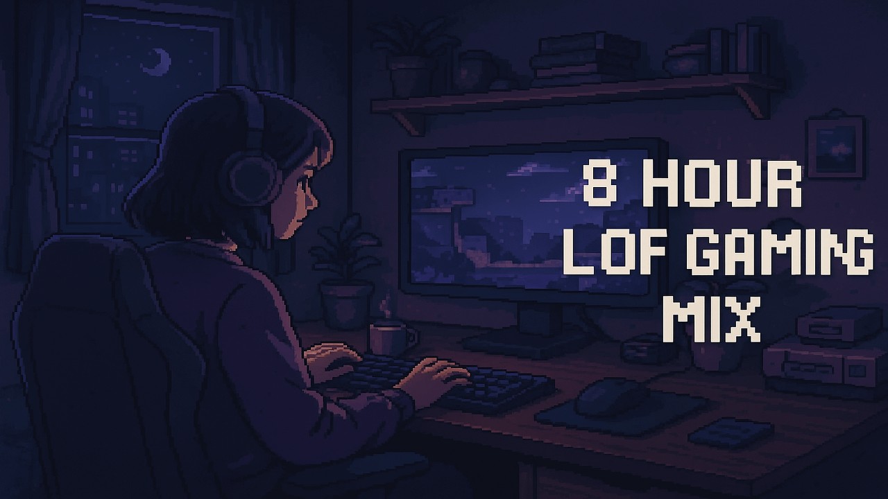 8 Hour LoFi Gaming Mix – Chill Beats to Focus & Play All Day 🎮