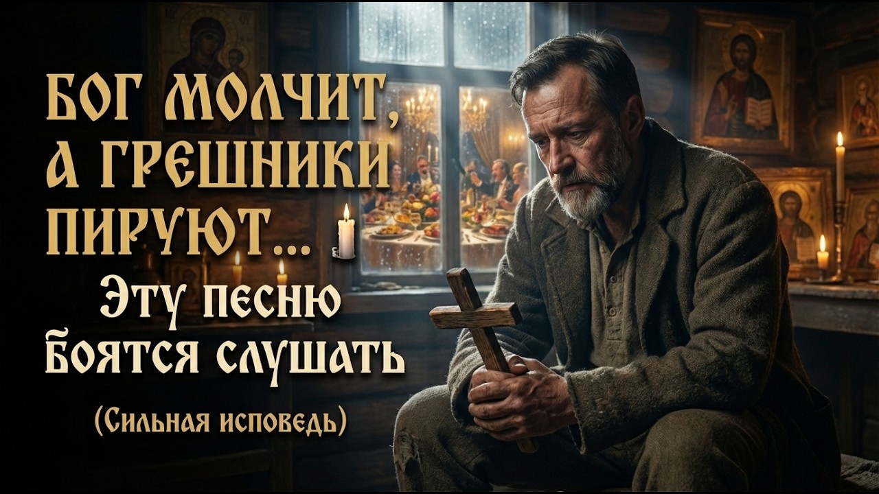 БОГ МОЛЧИТ, А ГРЕШНИКИ ПИРУЮТ... 🕯️ Эту песню боятся слушать (Сильная исповедь)