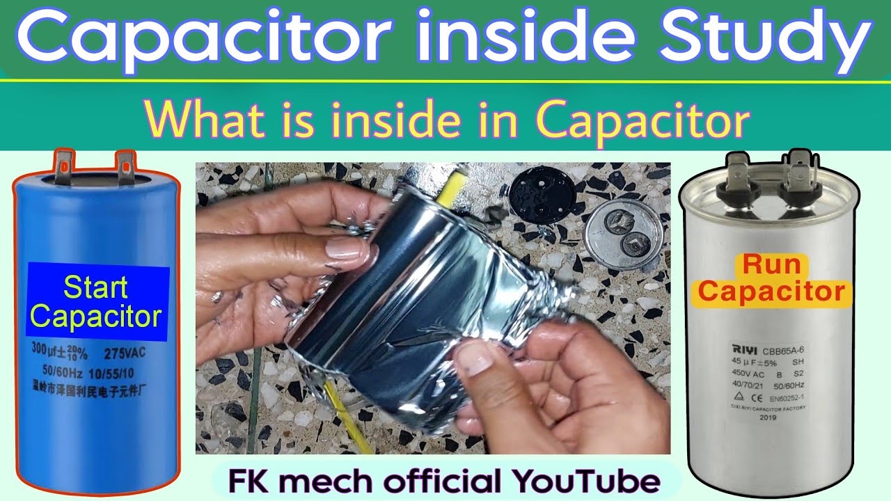 Capacitor Inside Study ||  AC capacitor Post Mortem