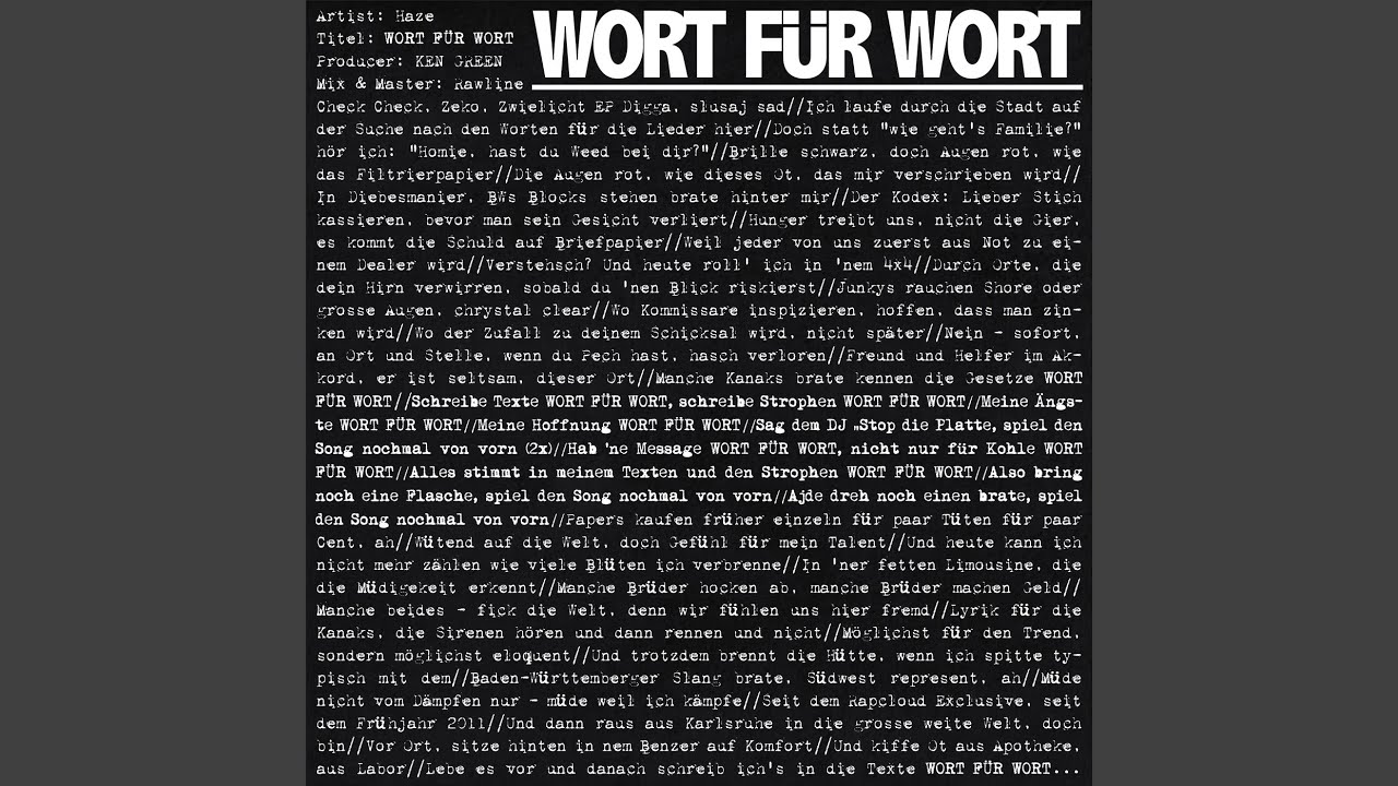 Wort für Wort