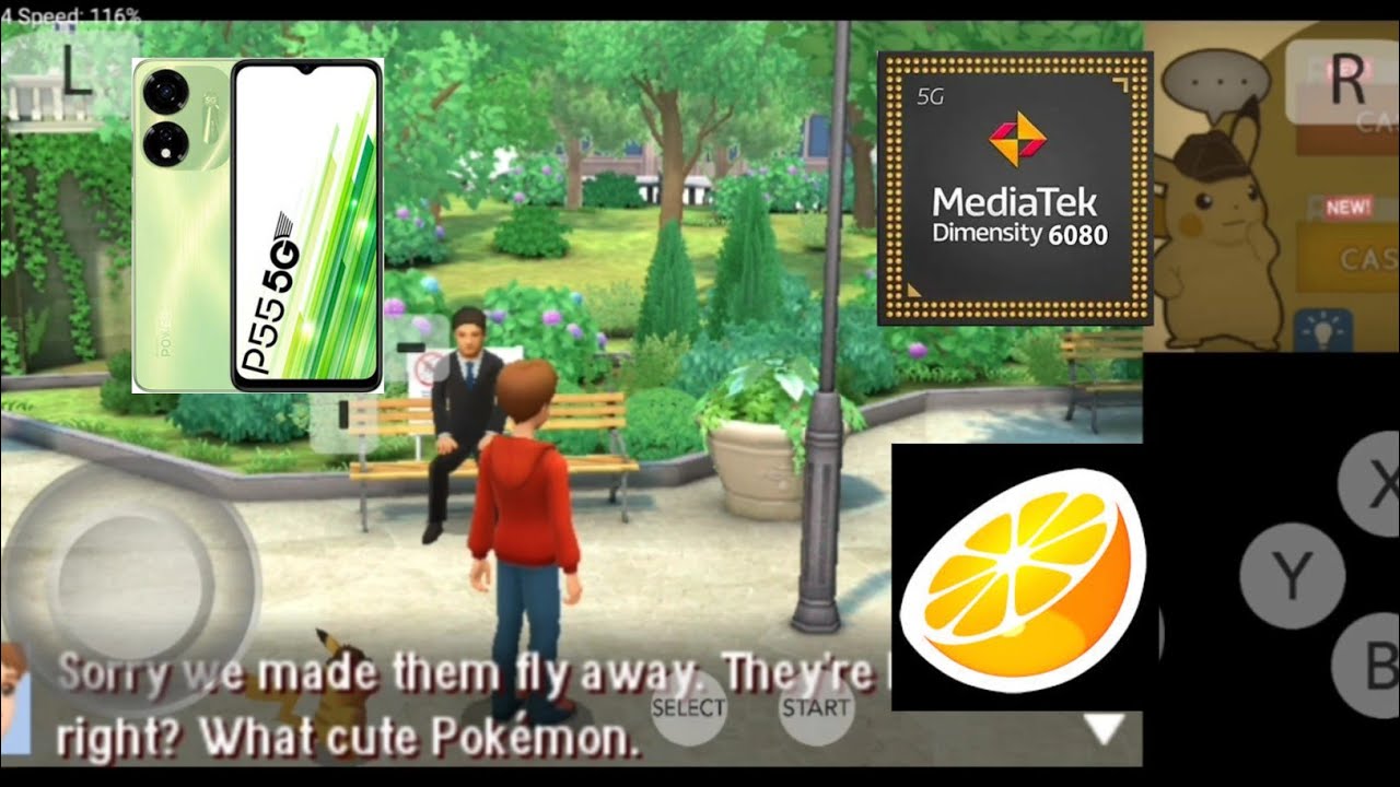 CITRA MALI- DETECTIVE PIKACHU IN ITEL P55 5G #dimensity6080 #citraemulator #itelp555g #citramali