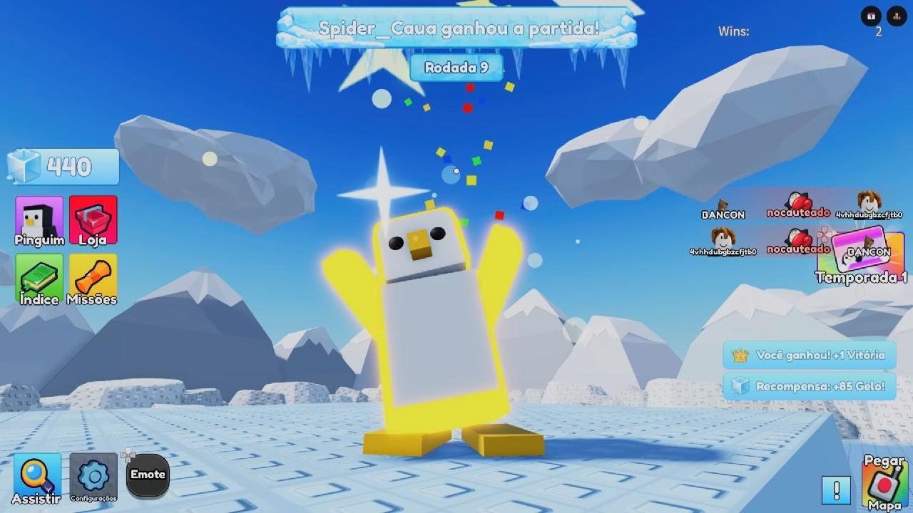 Joguei um jogo de pinguim 👀🐟