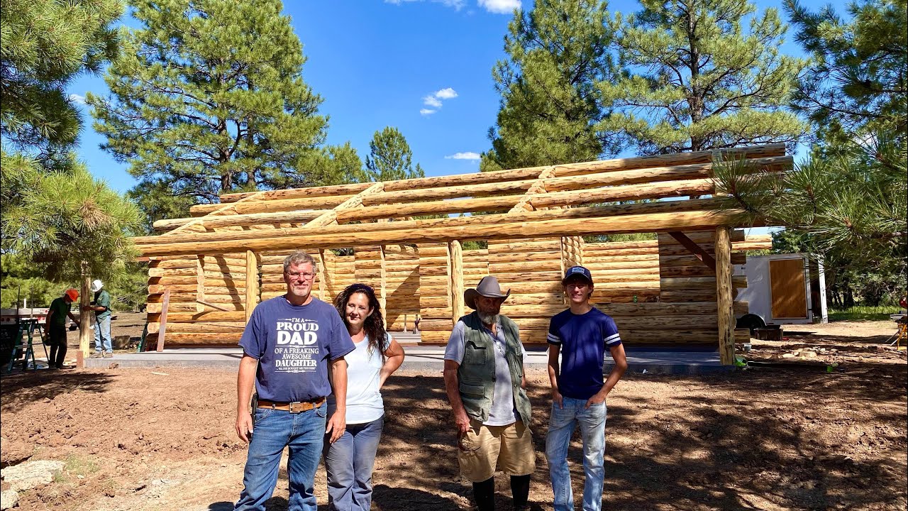 Meadowlark Rancher- AMISH LOG HOME ASSEMBLED IN 1- 1/2 DAYS In Arizona