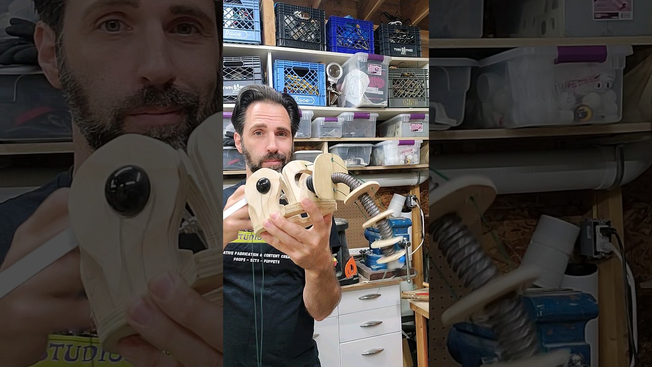 Baby Elephant Puppet! Continuum Arm #Mechanism #puppets #puppetbuilder #animatronics #elephant