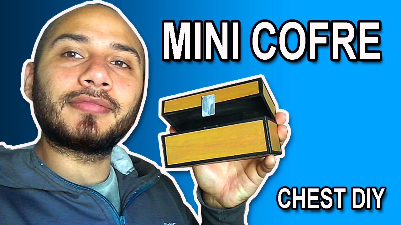 Como hacer un mini cofre de minecraft!
