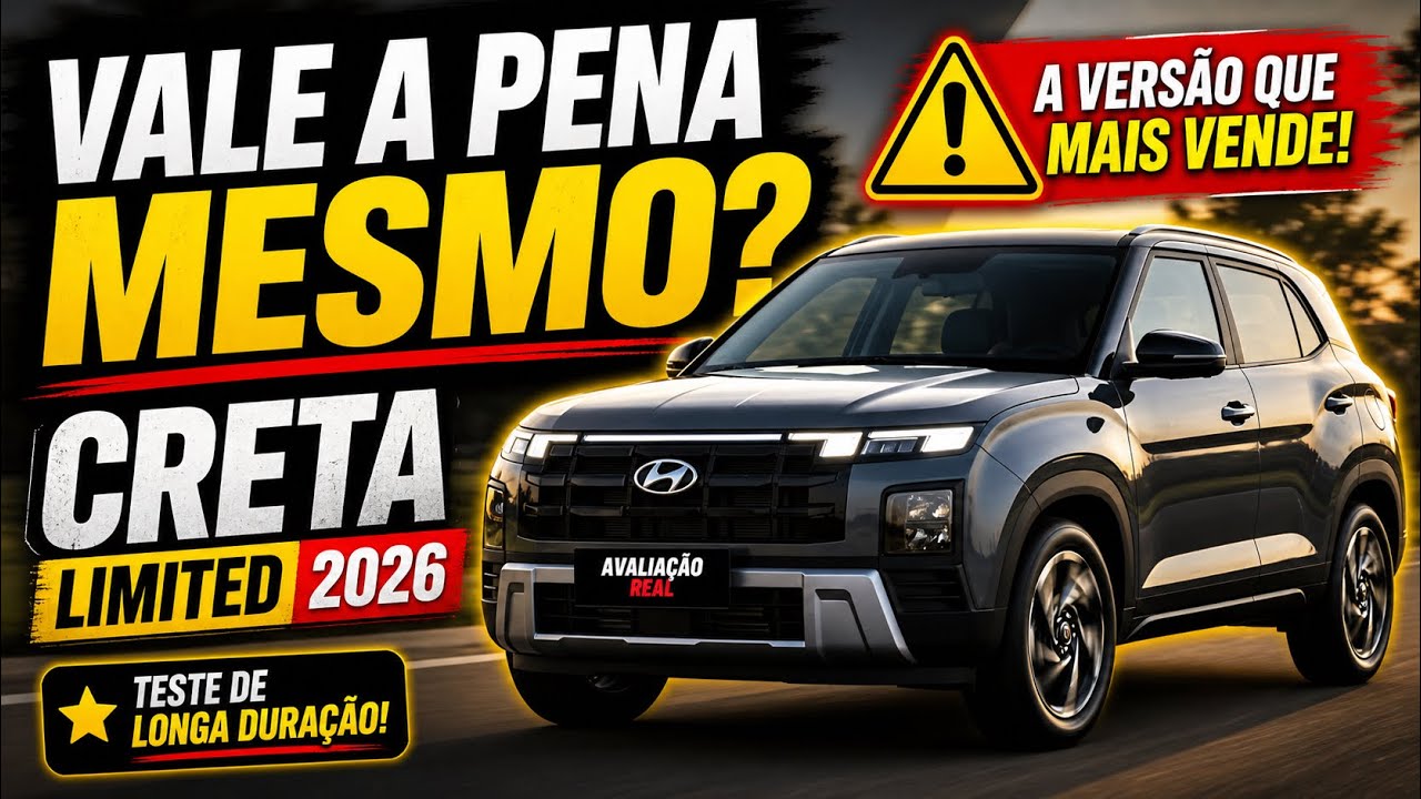 CRETA LIMITED 2026 - TESTE DE LONGA DURAÇÃO - NÃO COMPRE antes de assistir o teste