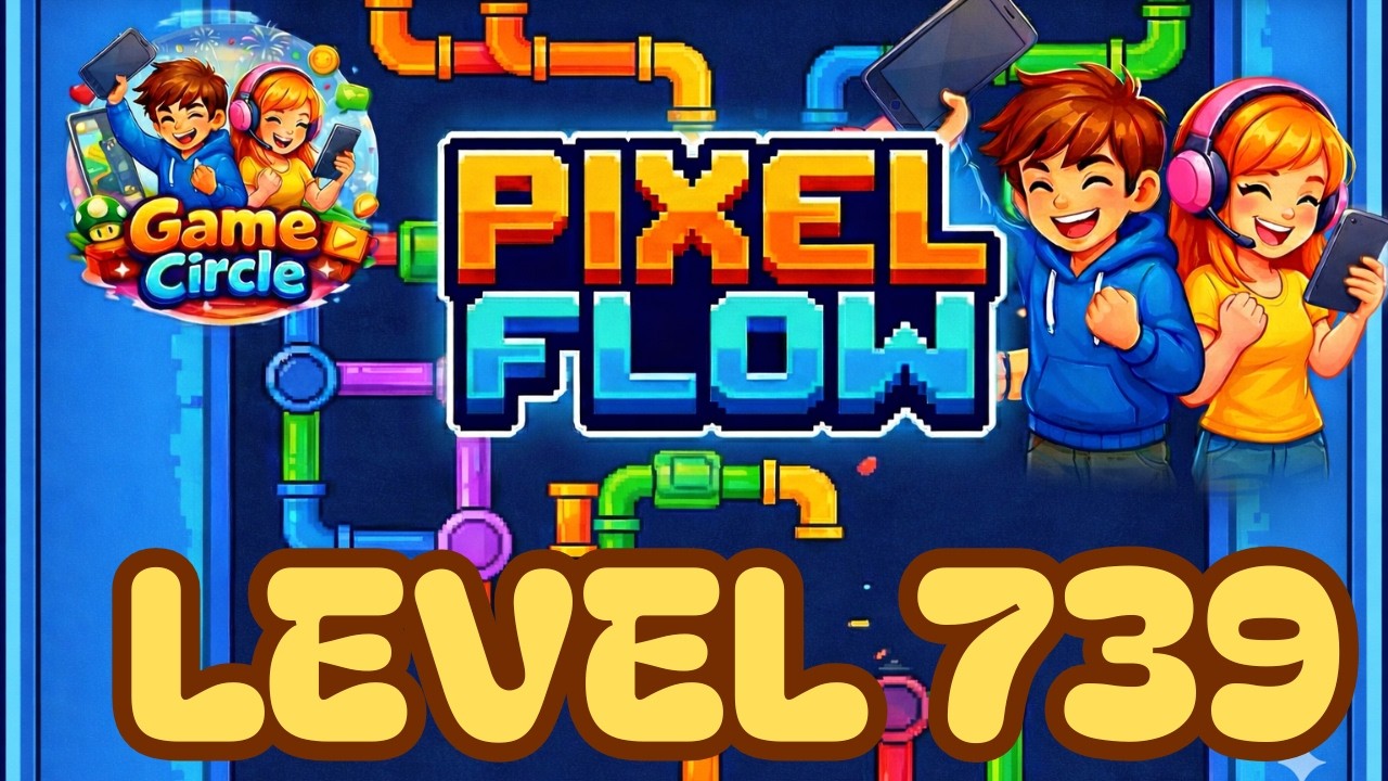 Pixel flow©  - Level 739 - solution - walkthrough