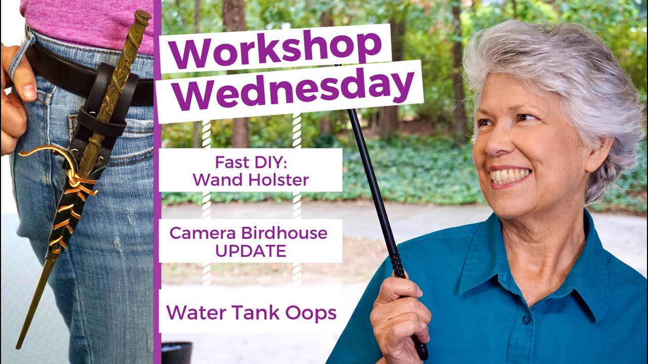 DIY Harry Potter Wand Holster // Workshop Wednesday
