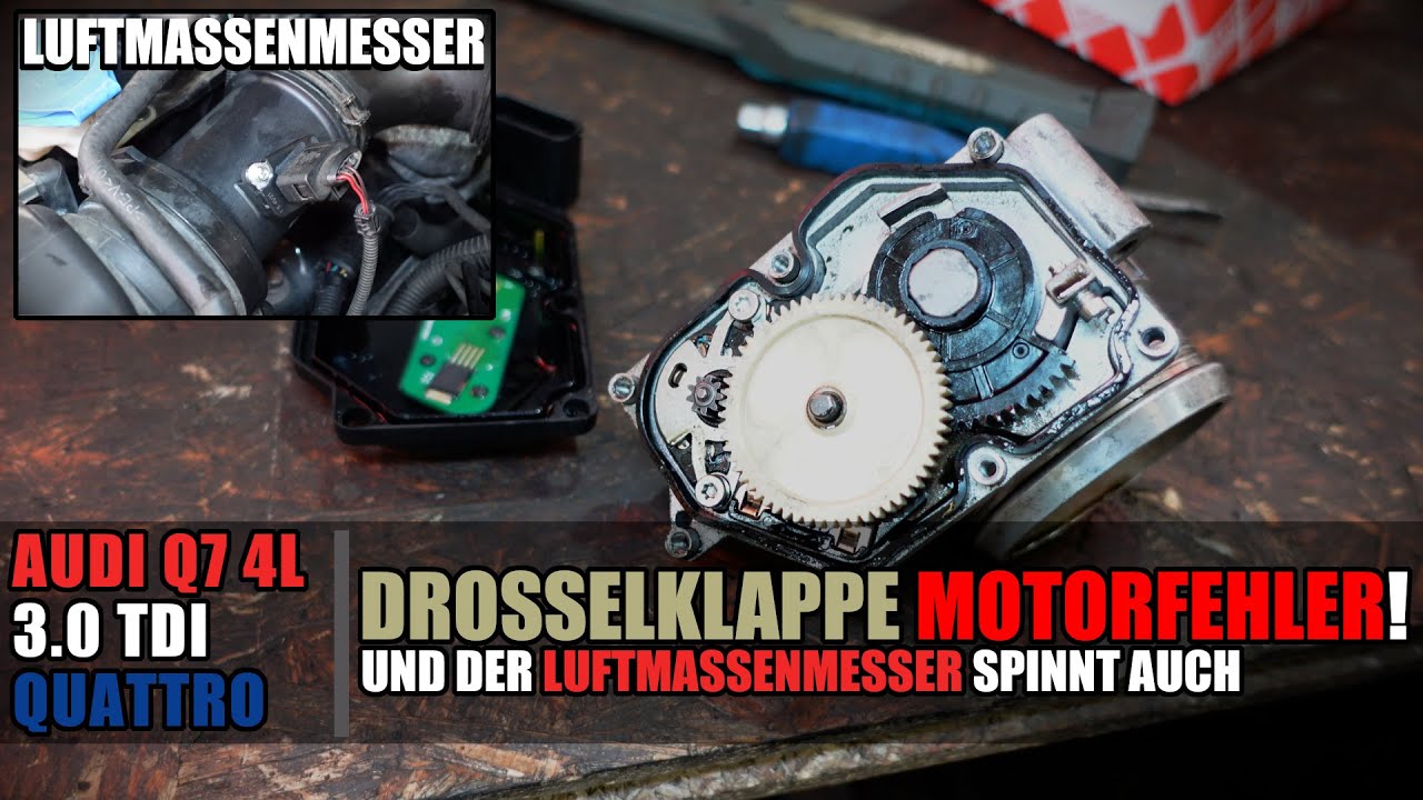 Audi Q7 4L 3.0 TDI - Die Drosselklappe spinnt + neuer Luftmassenmesser #car #tutorial #automobile