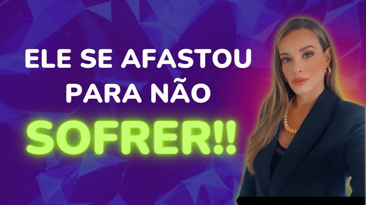 Ele se AFASTA porque está APAIXONADO!!