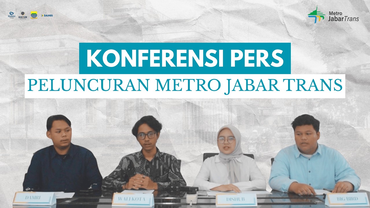 SIMULASI KONFERENSI PERS - PELUNCURAN METRO JABAR TRANS