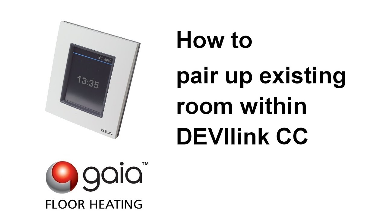 How to pair up existing room within DEVIlink CC