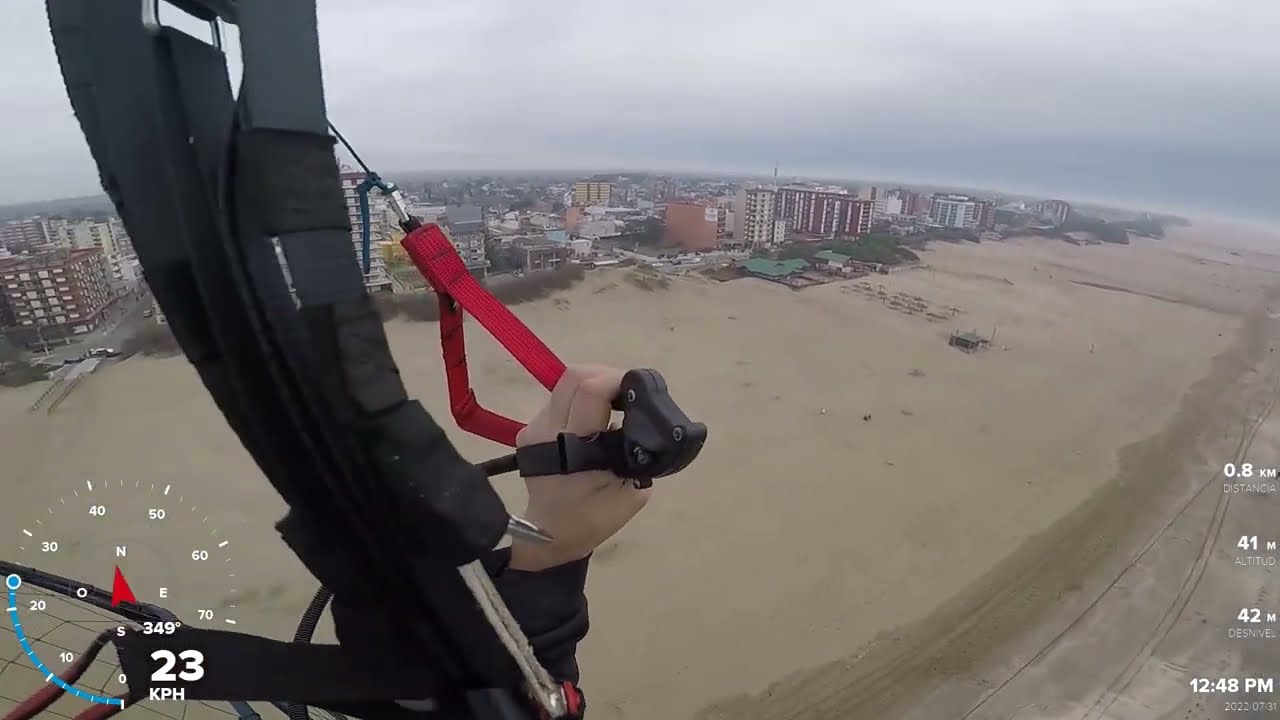 Vuelo Paramotor San Clemente del Tuyu -  Buenos Aires - Argentina