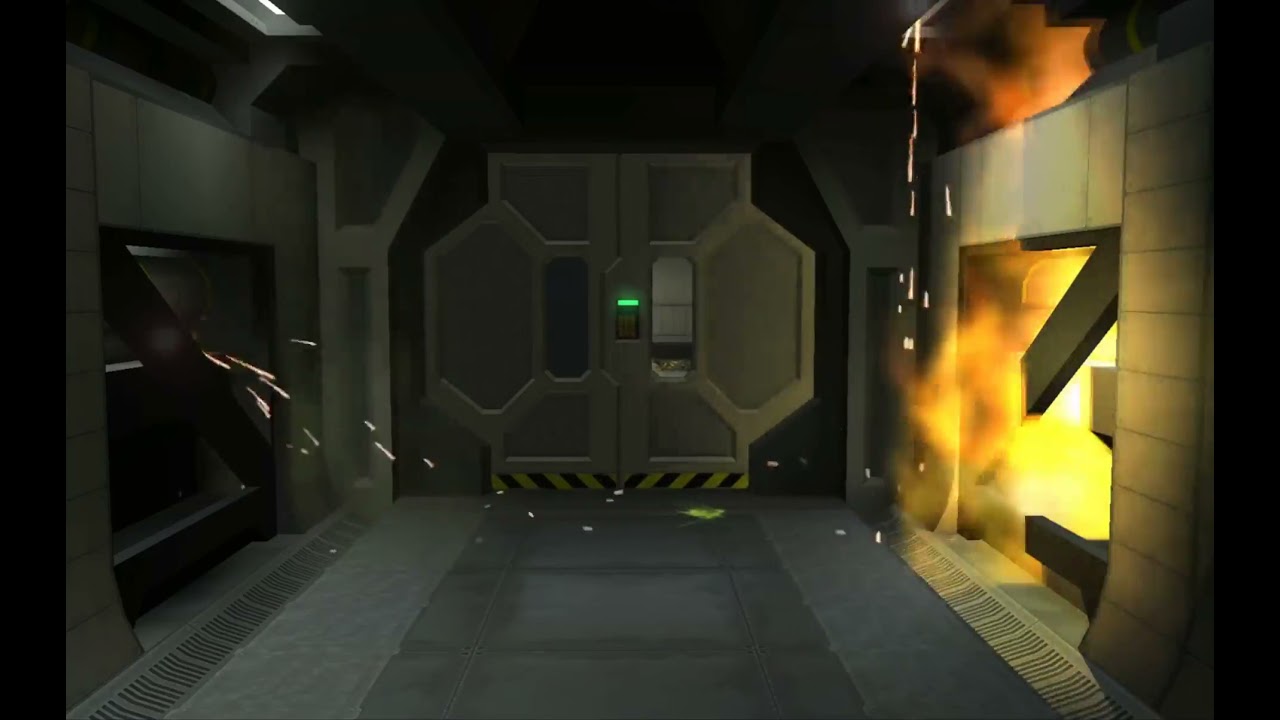9 Hours HaloCE - Empty Corridor Flames and Erie Music