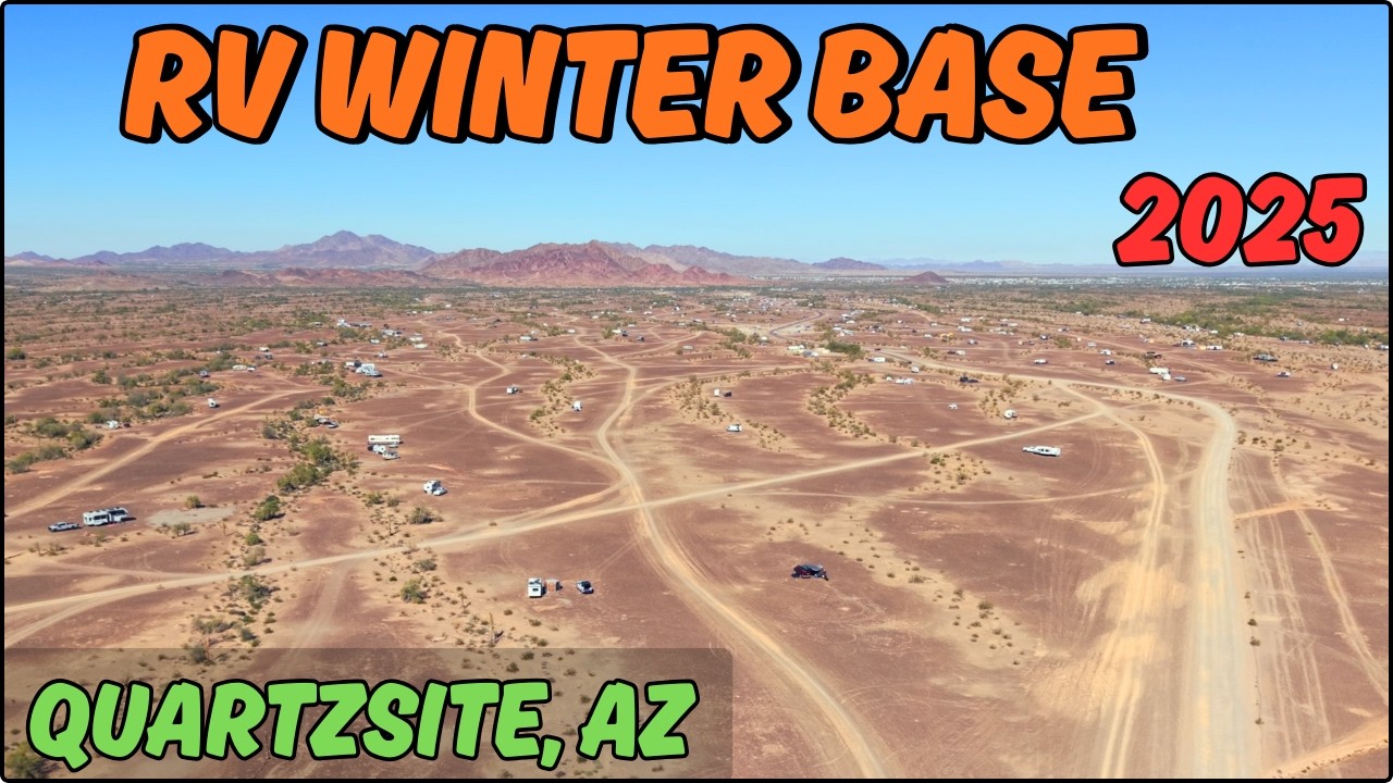 Тур Quartzsite LTVA: лучшие места для зимнего кемпинга для автодомов
