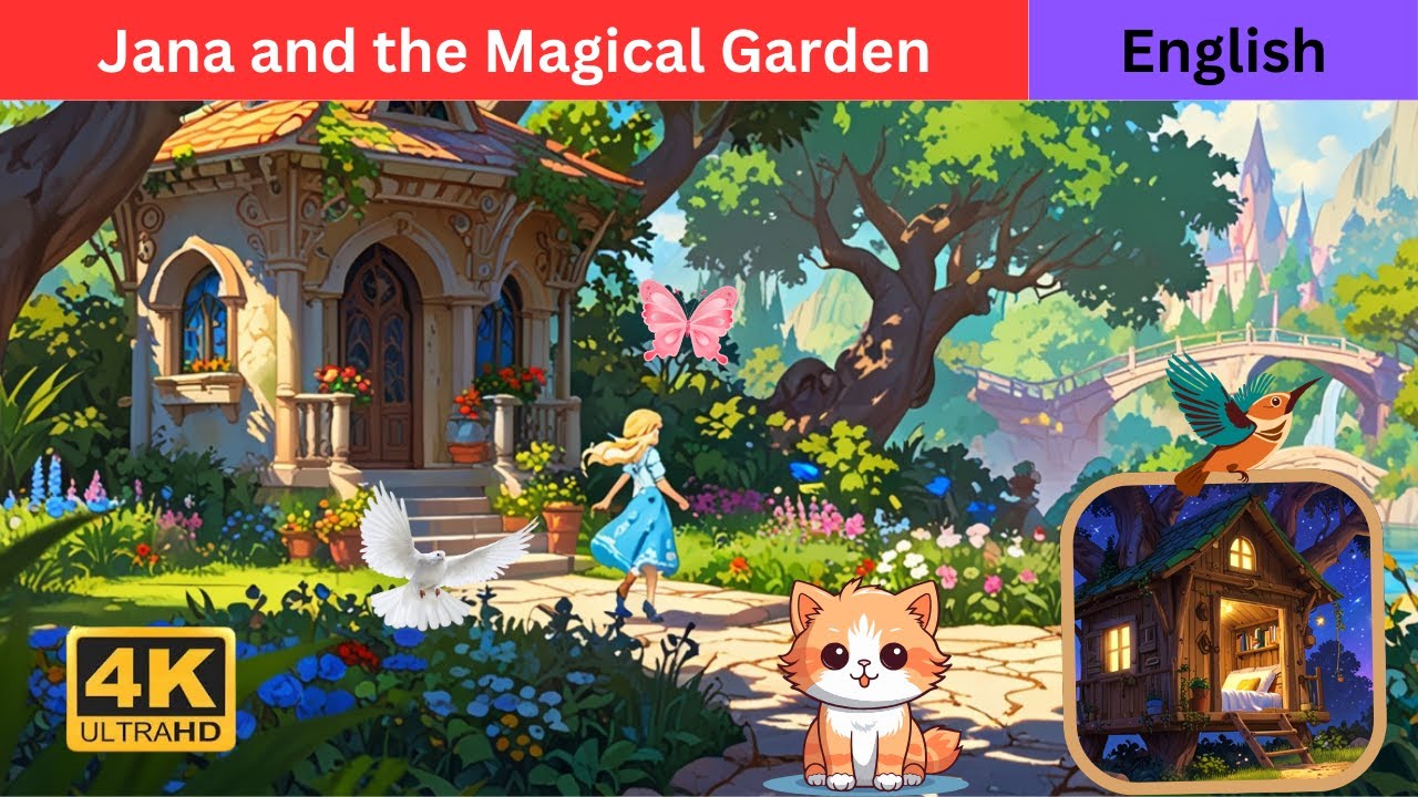 English Fairy Tale | Jana and the Magical Garden | #english #learnenglish #inspiration