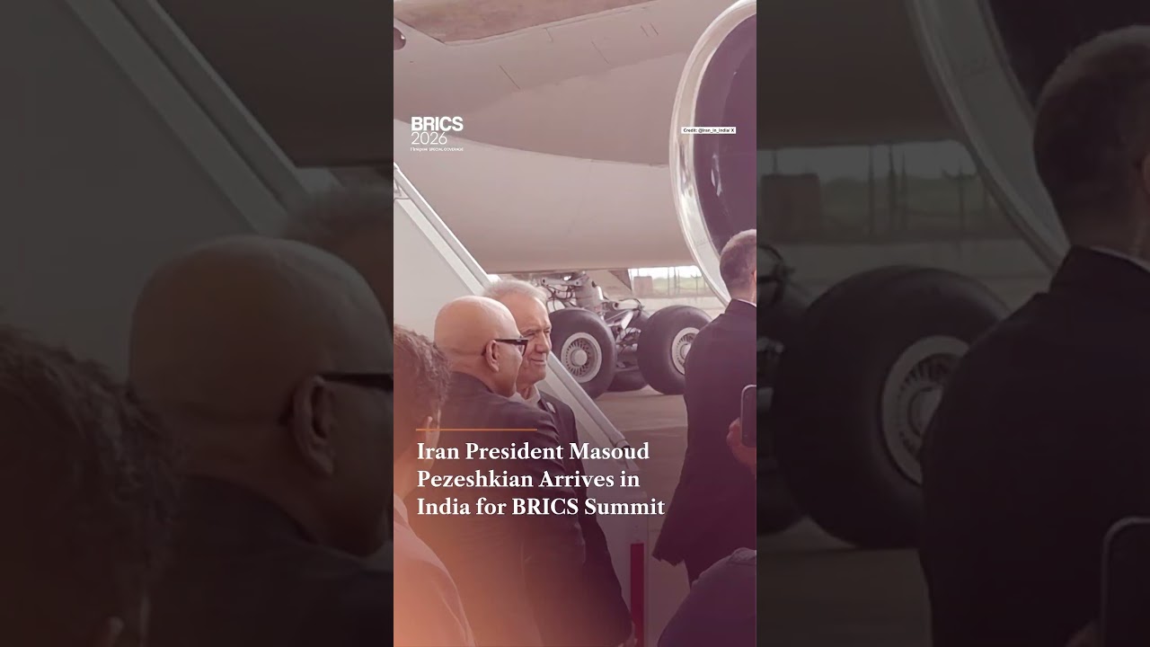 Iran President Masoud Pezeshkian Arrives in India for BRICS Summit | N18G