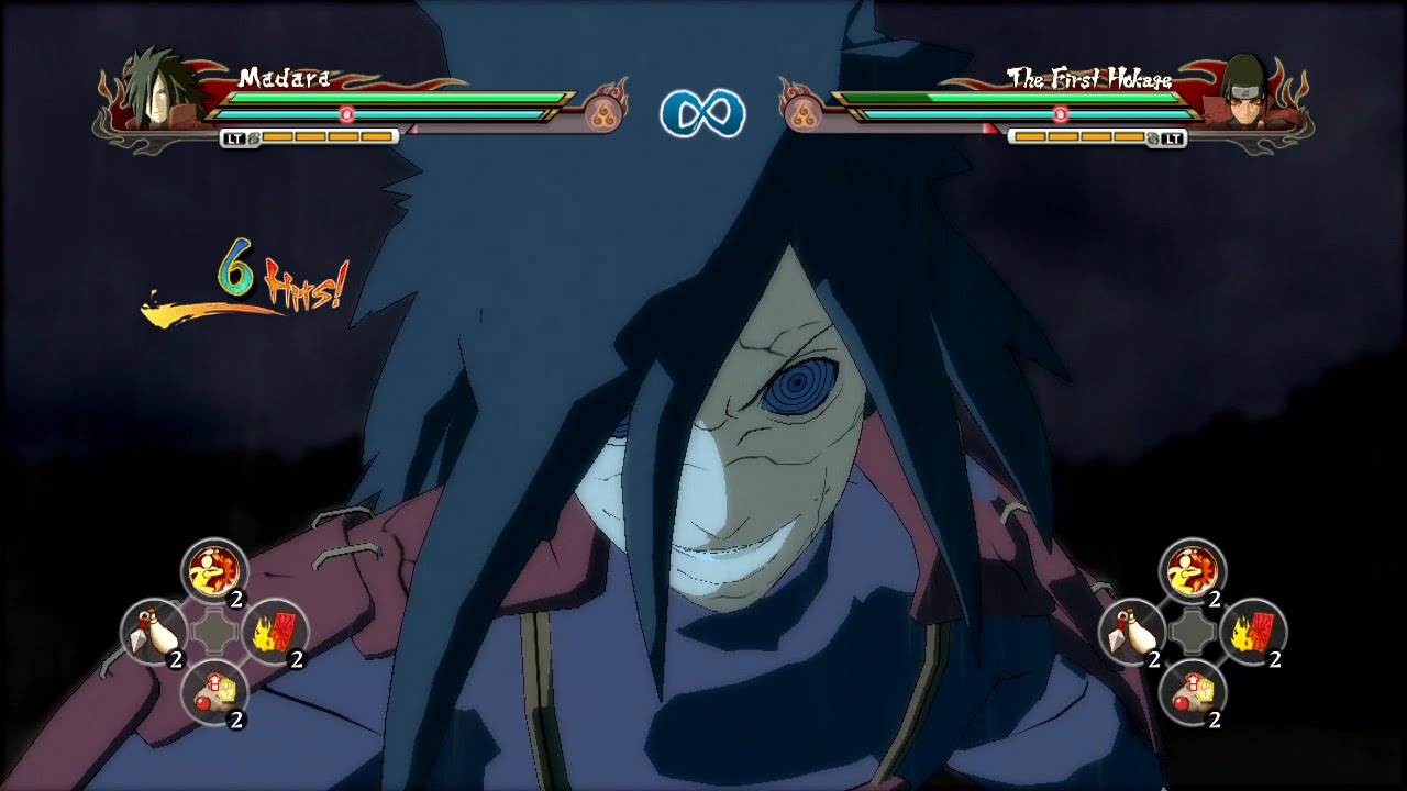 Naruto Storm Revolution - Edo Madara Reanimation Resolved Complete Moveset with Command List