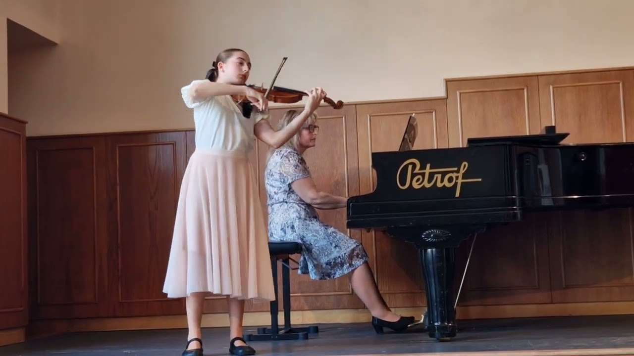 Bohuslav Martinů: Sonatina pro housle a klav&iacute;r H. 262, 3. věta&nbsp; Allegro