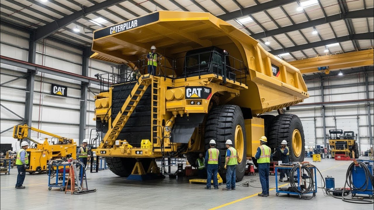 Forging the Titan: World’s Largest Dump Truck – Caterpillar 797F