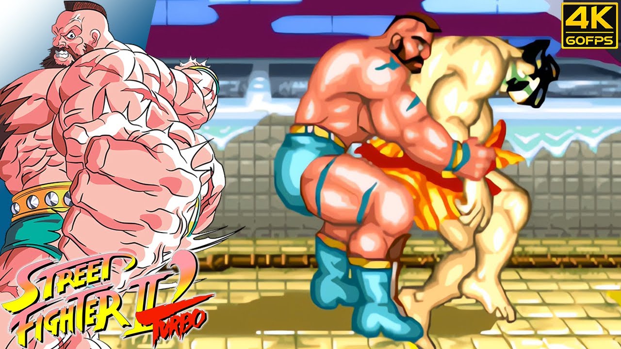 Street Fighter II Turbo - Zangief (Arcade / 1992) 4K 60FPS