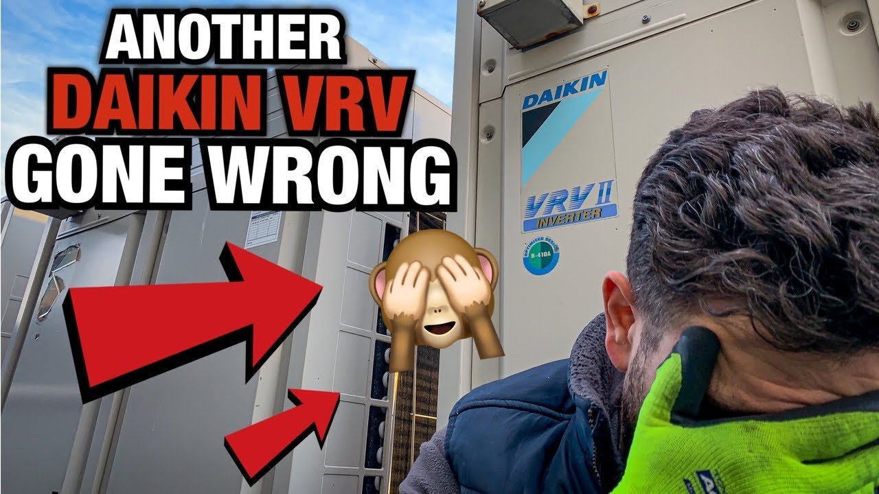 ANOTHER DAY WITH AN AIR CONDITIONING SERVICE ENGINEER UK *BROKEN DAIKIN VRV*