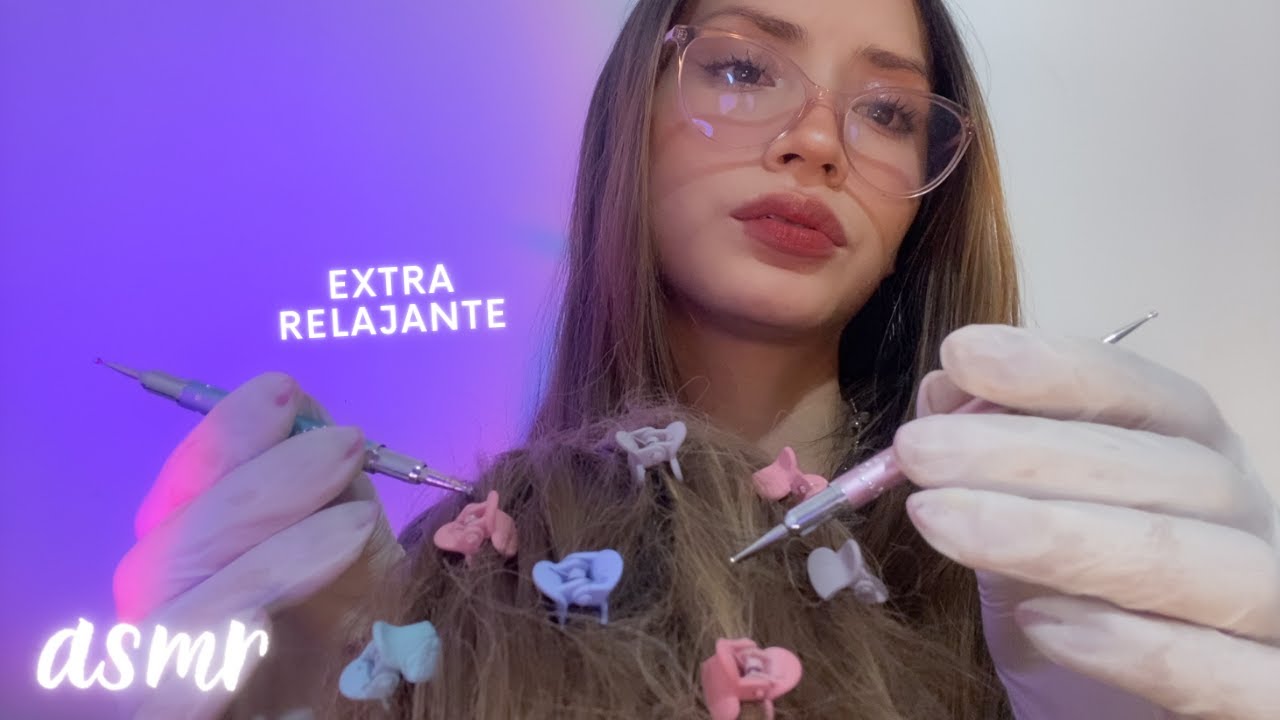 ♡ ASMR con VOZ SUAVE Extra Relajante | Te quito los piojitos 🐞| Bug Searching