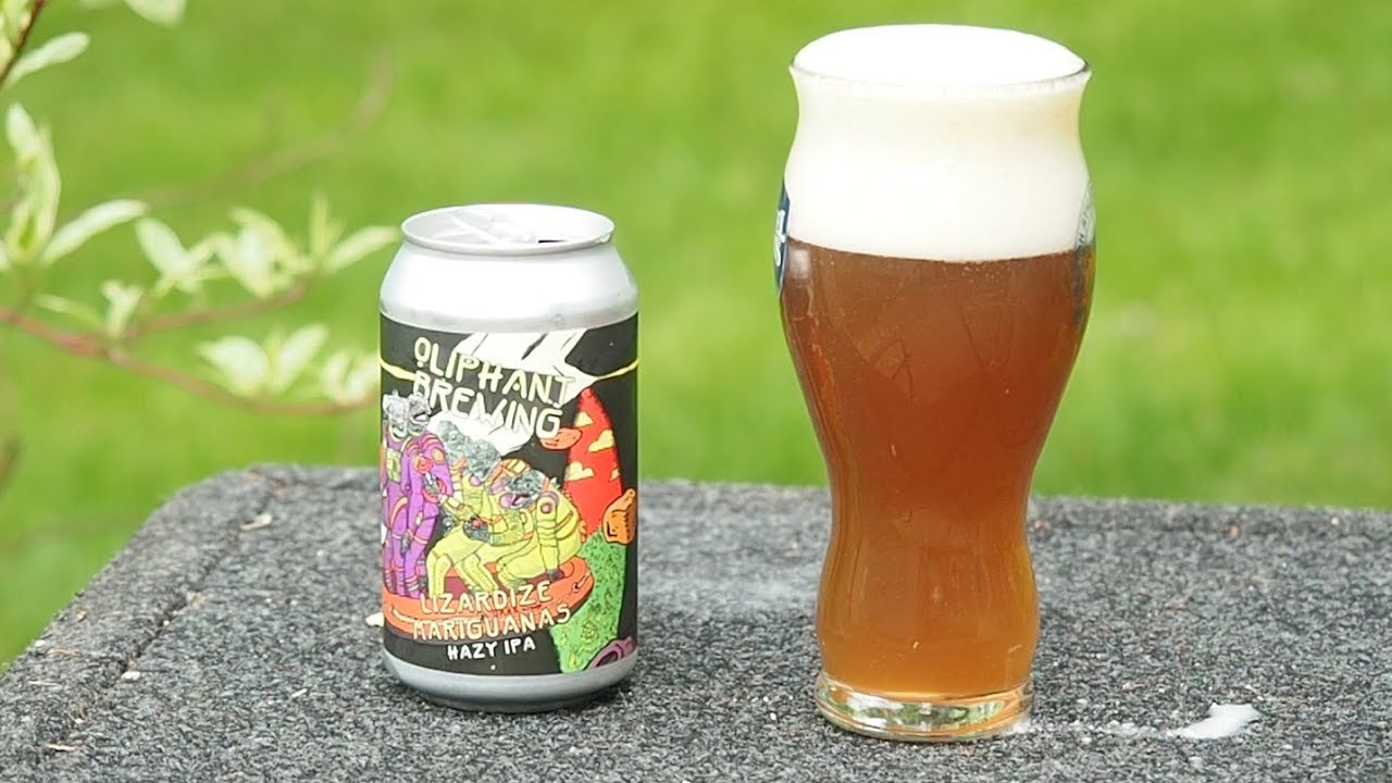 Oliphant Brewing Lizardize Mariguanas Hazy IPA Review