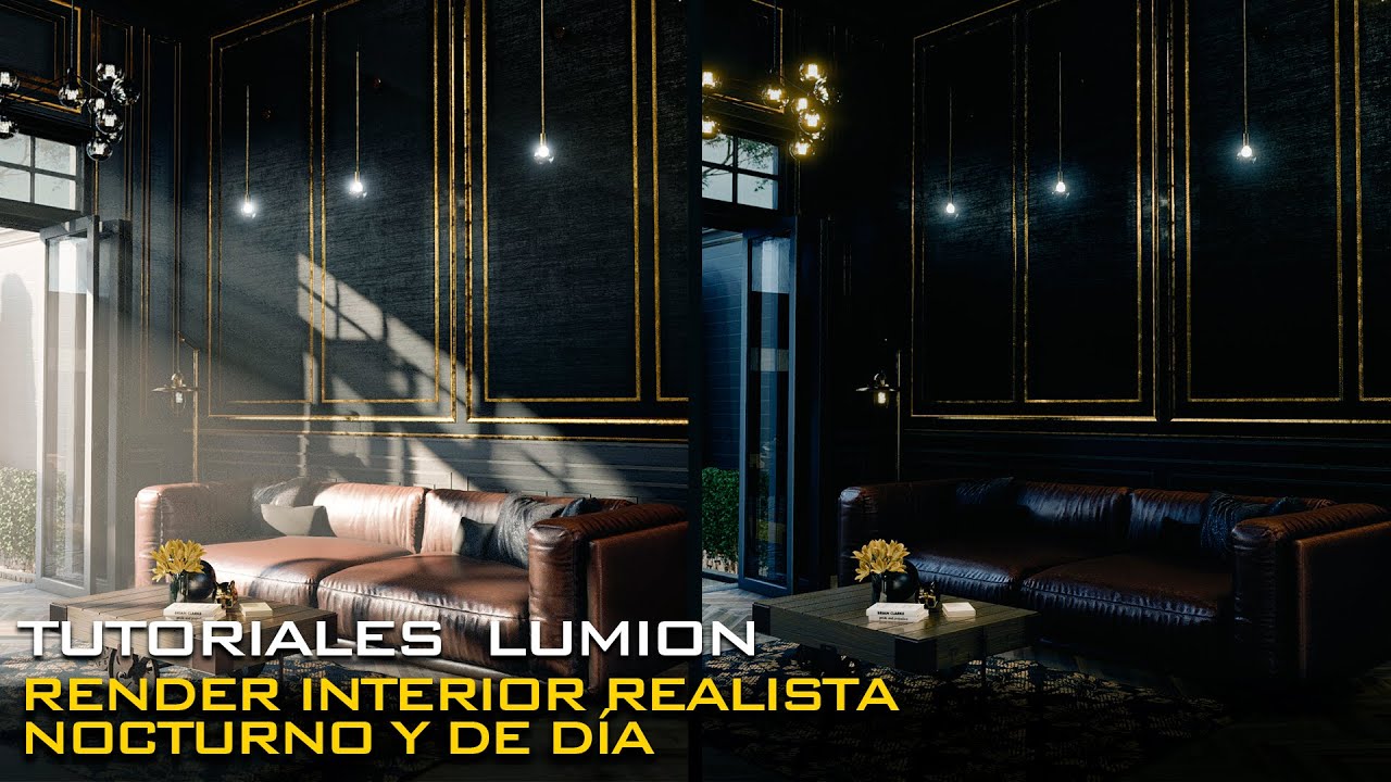 RENDER INTERIOR REALISTA EN LUMION 10 CASA VICTORIANA