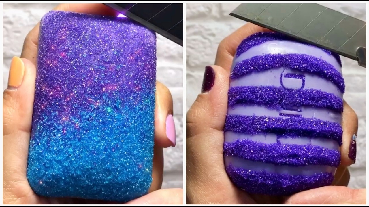 ✨ ASMR Soap Carving for Stress Relief ✨