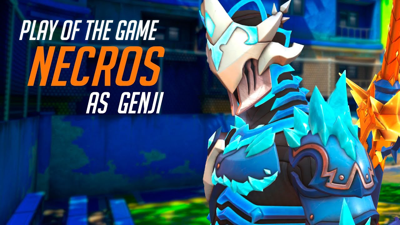 NECROS TOP 500 GENJI ONE TRICK POV - POTG! OVERWATCH 2 SEASON 6
