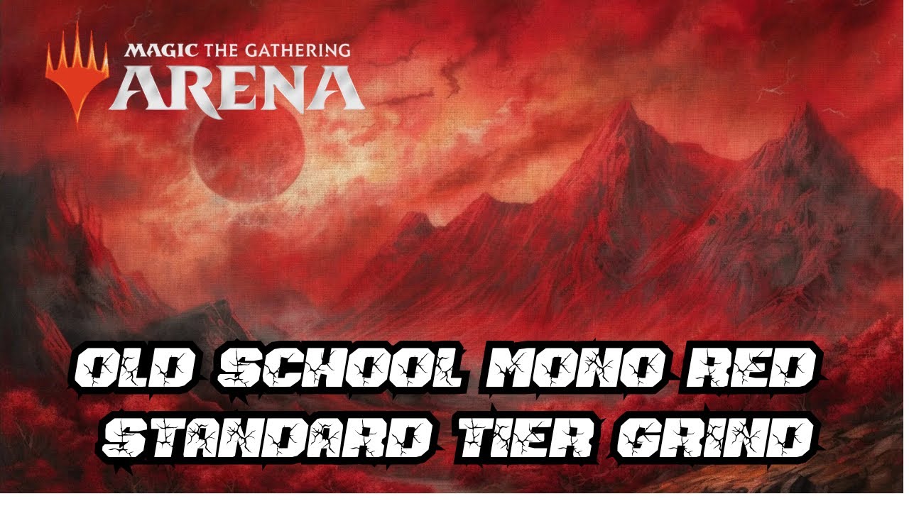 🔥 OLD SCHOOL MONO RED DECK BUILD  🔥  MTG ARENA LIVE 🔥