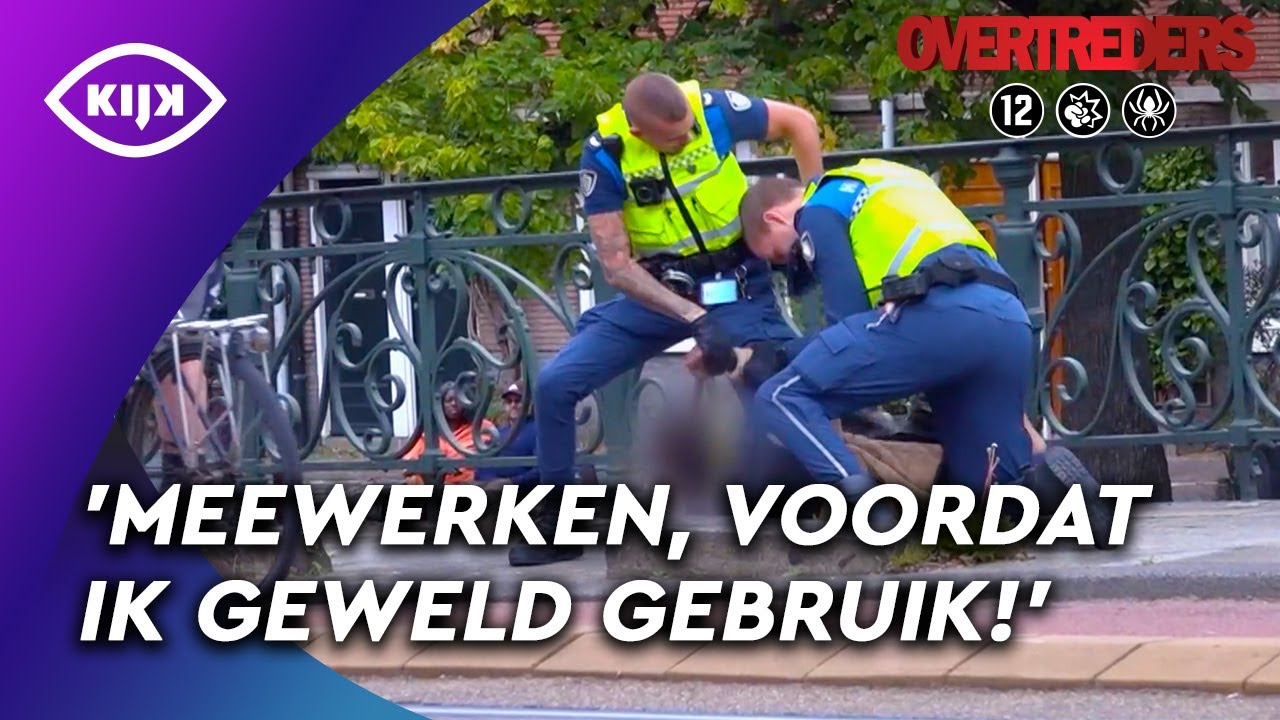 'BEKENDE VERZETPLEGER' naar de GROND GEWERKT door HANDHAVING | Overtreders | KIJK Misdaad