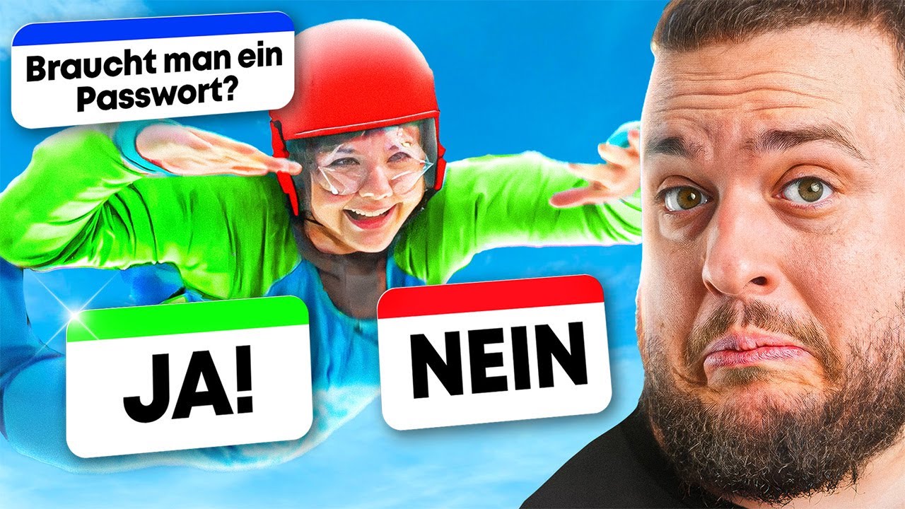 Skydiving EXTREM: Kann ich Fragen beantworten, ohne abzustürzen? | BSI Challenge mit  @Reeze ​