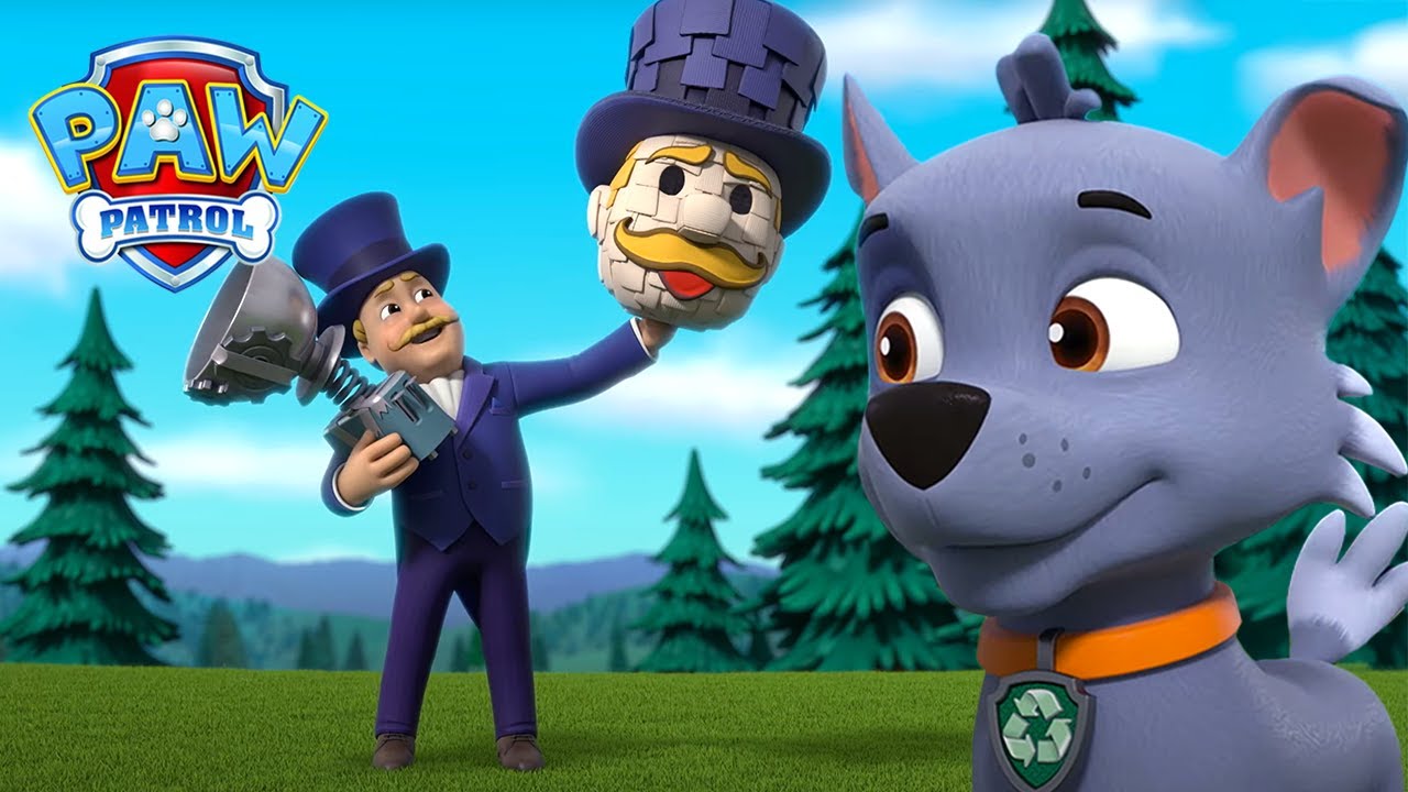 العمدة هامدينجر يقيم حفلة عيد ميلاد! | الدوريات الصغيره | Paw Patrol Arabic | تجميع