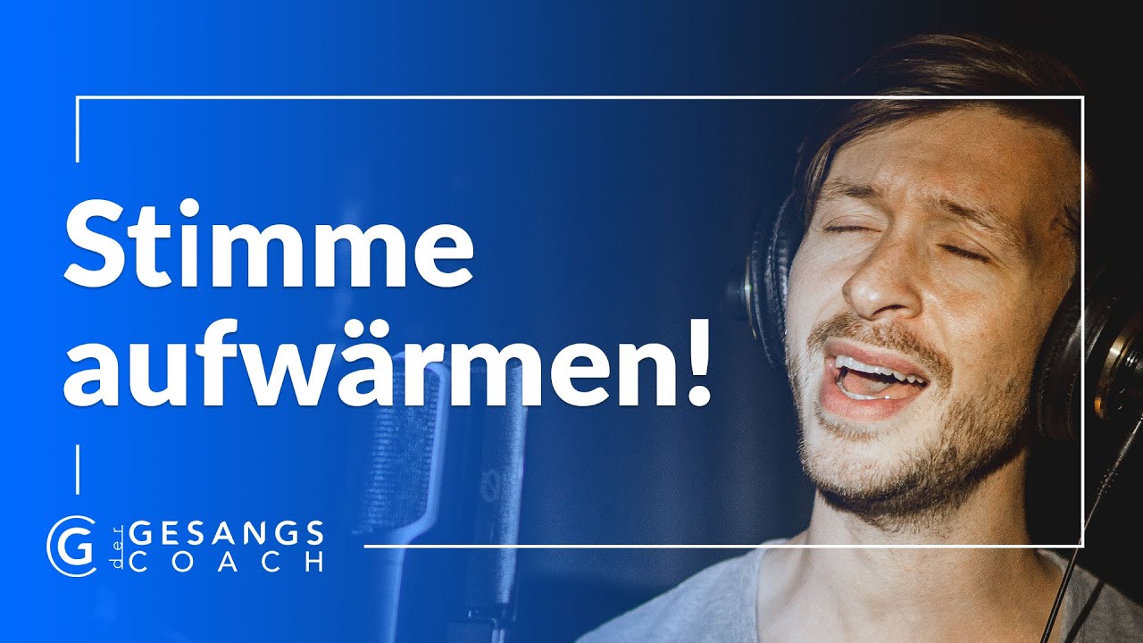 Deine Stimme aufwärmen - 3 einfache Schritte!