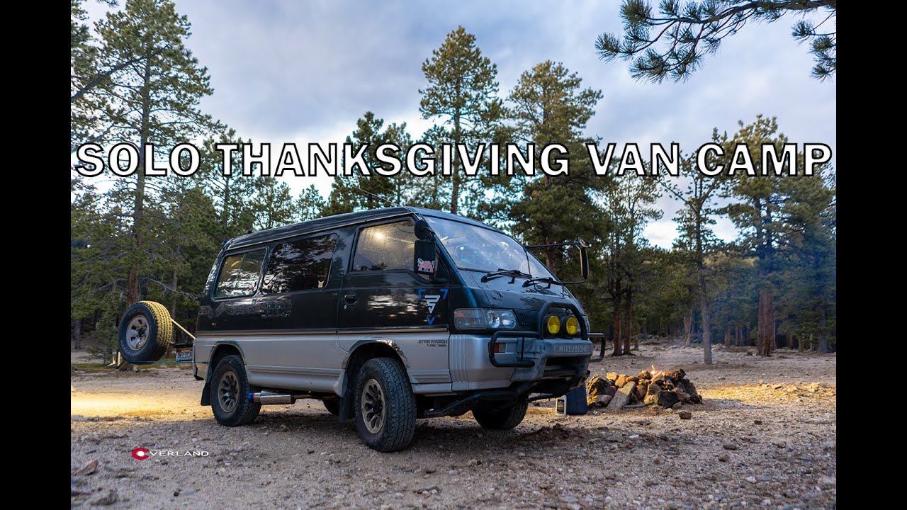 SOLO THANKSGIVING VAN CAMPING