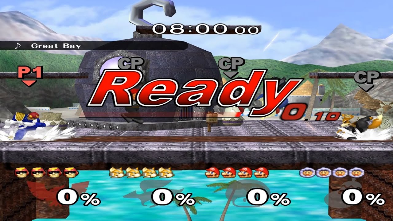 【スマブラDX】PUNKMelee キャプテン・ファルコン vs CPU's【TAP】/【SSBM】PUNKMelee Captain Falcon vs CPU's【TAP】