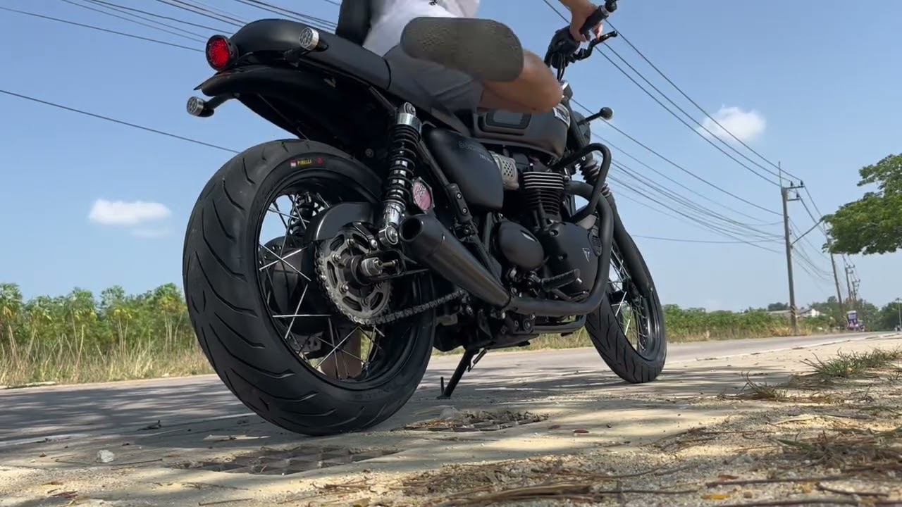 Triumph T100 diablo exhaust (xpipe)