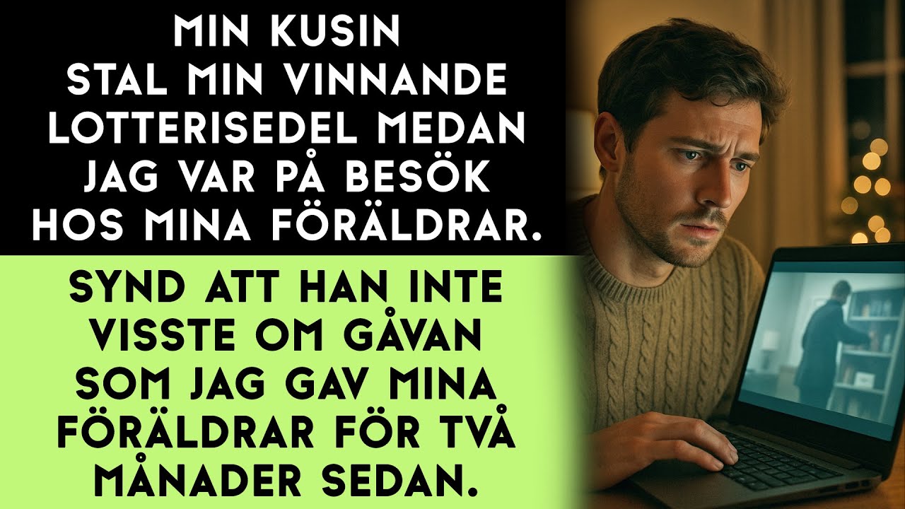 F&ouml;rst f&ouml;rsvann min lotterisedel&hellip; och sedan min kusins leende