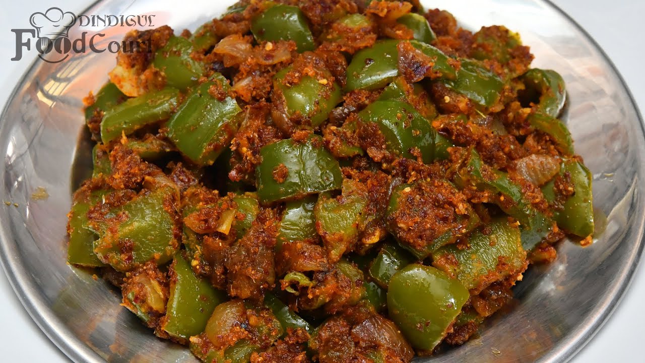 Capsicum Fry Recipe/ Capsicum Poriyal/ Capsicum Recipes
