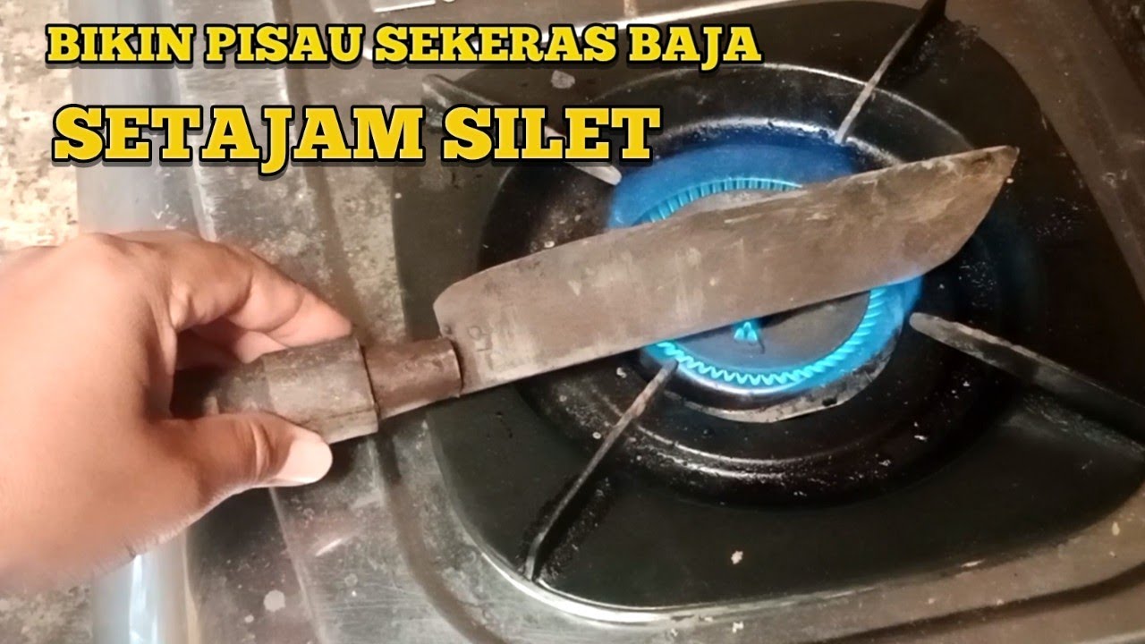 CARA MENYEPUH PISAU DENGAN MUDAH