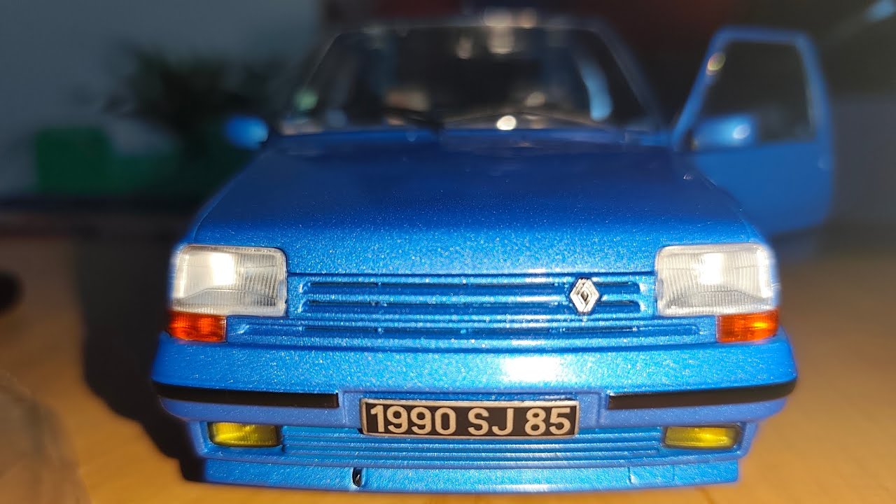 Présentation de la Renault super 5 GT TURBO 1/18 (SOLIDO)