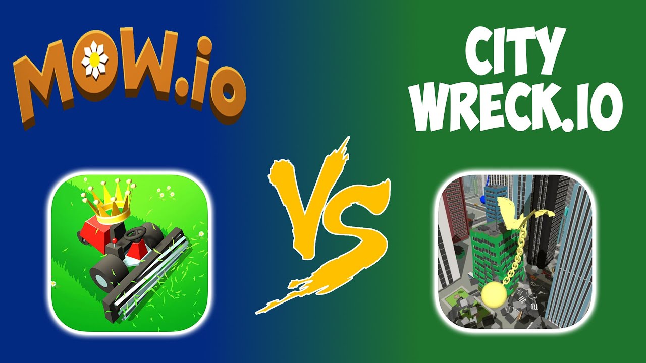 City Wreck.io vs. Mow.io | Which Is The Better Game?