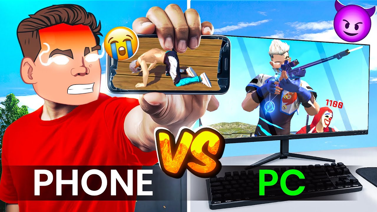 PHONE vs GAMING PC – Which Is Best for Free Fire?